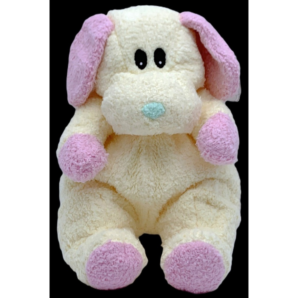 Vtg Ty Dogbaby NOS Cuddle Soft Child Rattle Toy 1st Plush NWT 1999 Video Sample - Picture 1 of 10